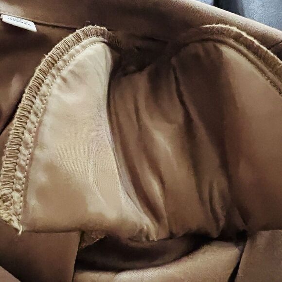 Cato Brown Soft Lightweight Textured Zip up Jacket Plus Size 18W - Picture 8 of 11